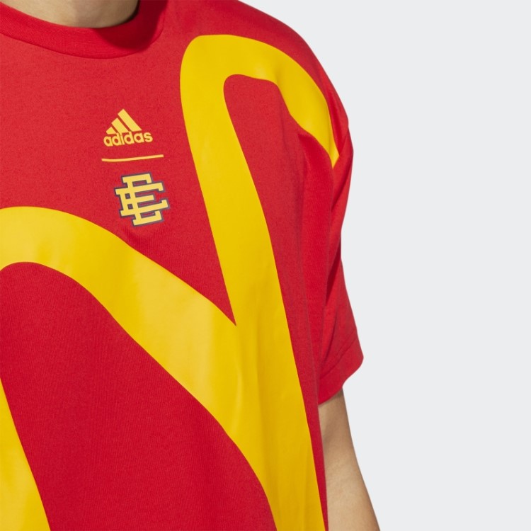 Camiseta Vermelha Adidas Eric Emanuel Mcdonald's Graphic (gênero Neutro)