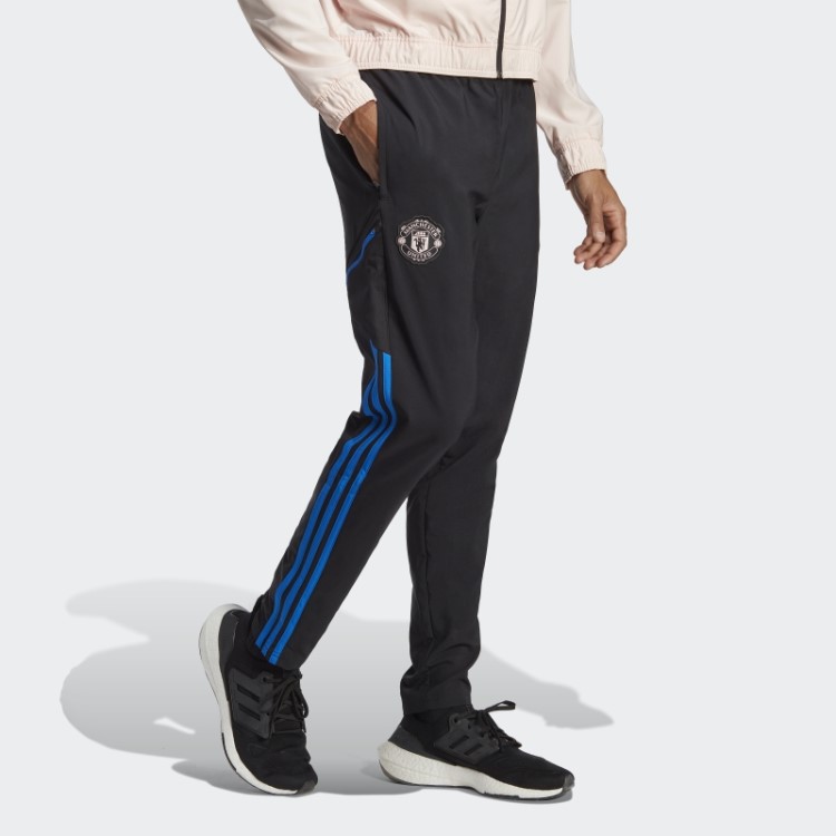 Adidas Manchester United Apresentação Calças De Treino Azul Brilhante