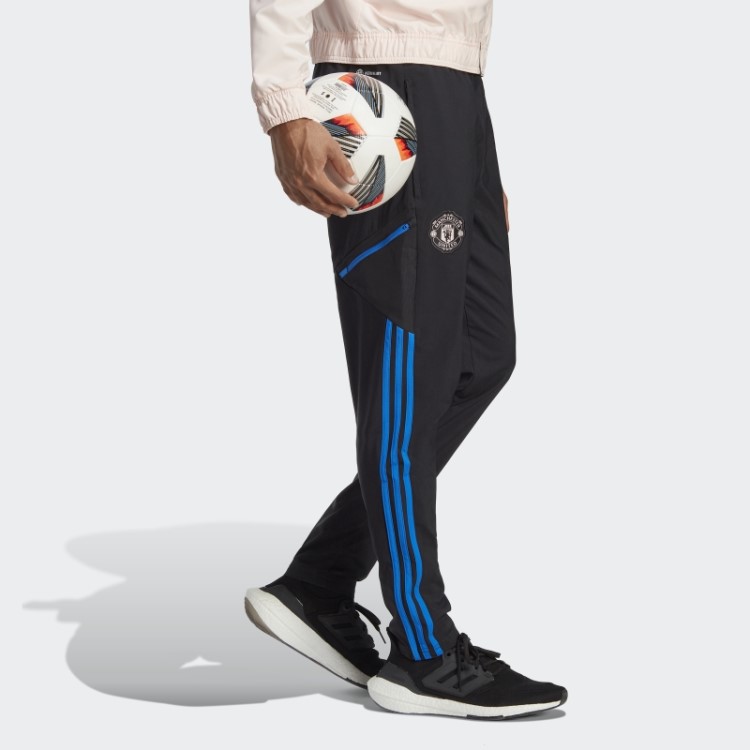 Adidas Manchester United Apresentação Calças De Treino Azul Brilhante