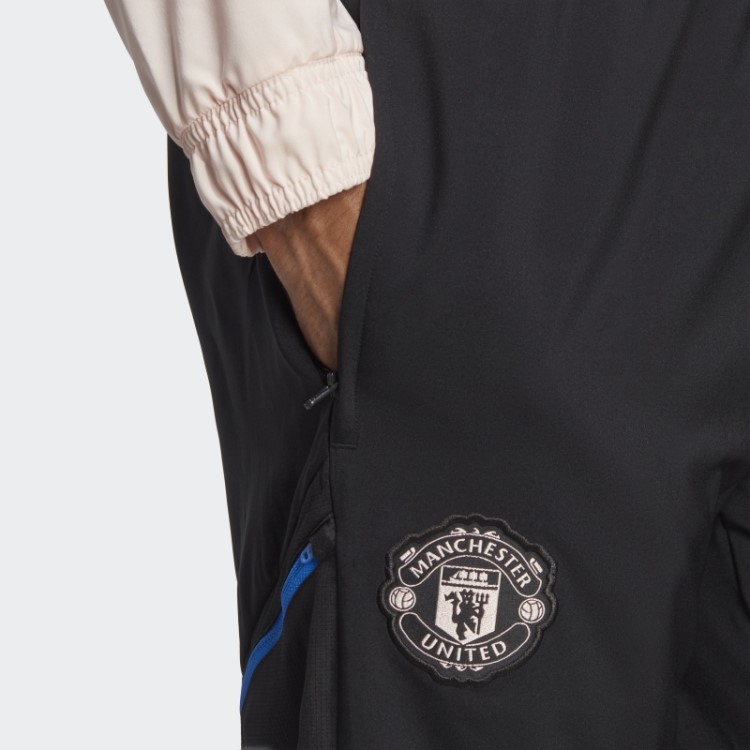 Adidas Manchester United Apresentação Calças De Treino Azul Brilhante