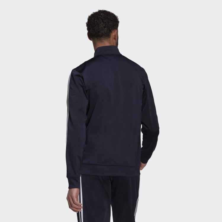 Adidas Essentials Warm Up 3 Stripes Track Top Ink