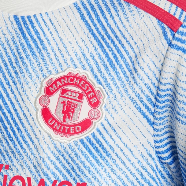 Camisa Branca Do Manchester United 21/22 Fora De Casa Adidas