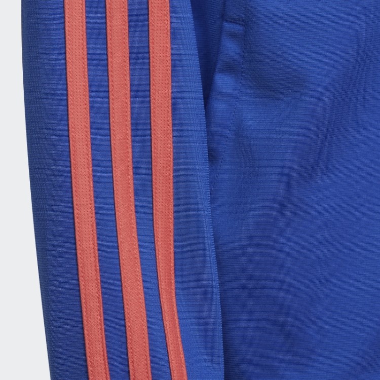 Fato De Treino Da Equipa Com As 3 Riscas Azuis De Alta Resolução Da Adidas