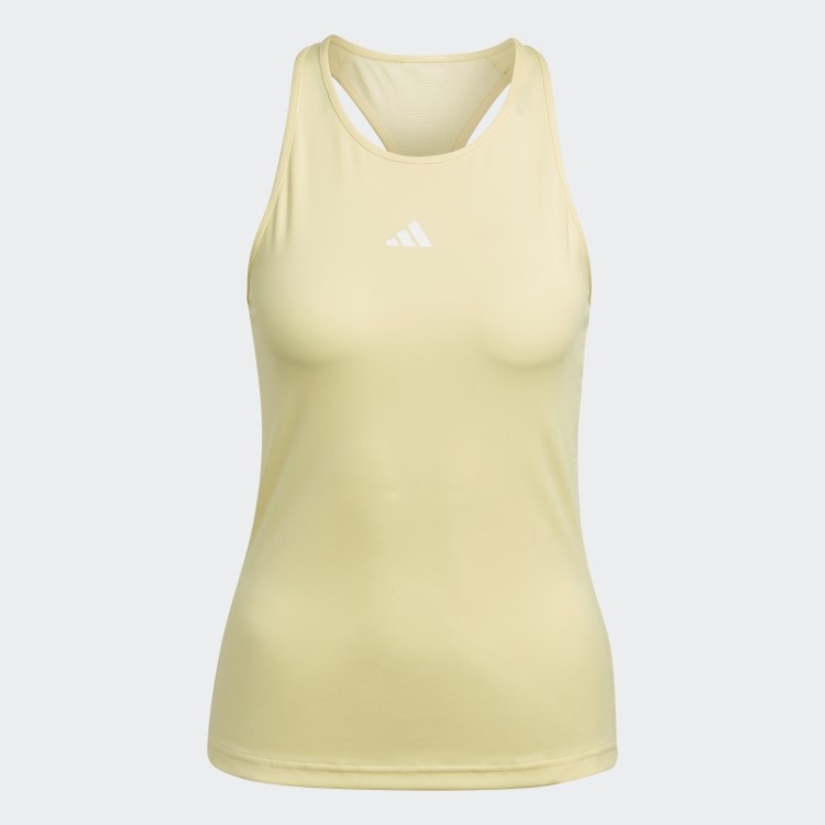 Regata De Treino Amarela Techfit Com Costas Nadador Adidas