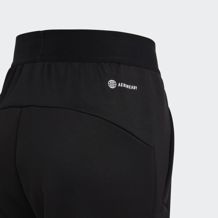 Train Icons Aeroready Calça De Tricô Com As Três Listras Preta Adidas