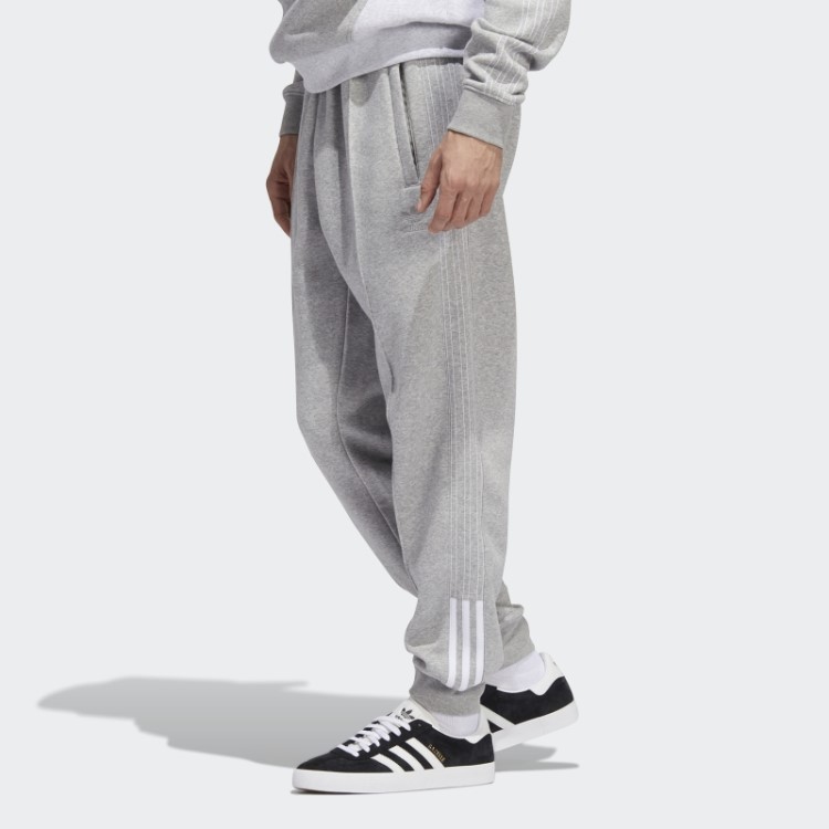 Adidas Fleece Sst Joggers Cinza Médio
