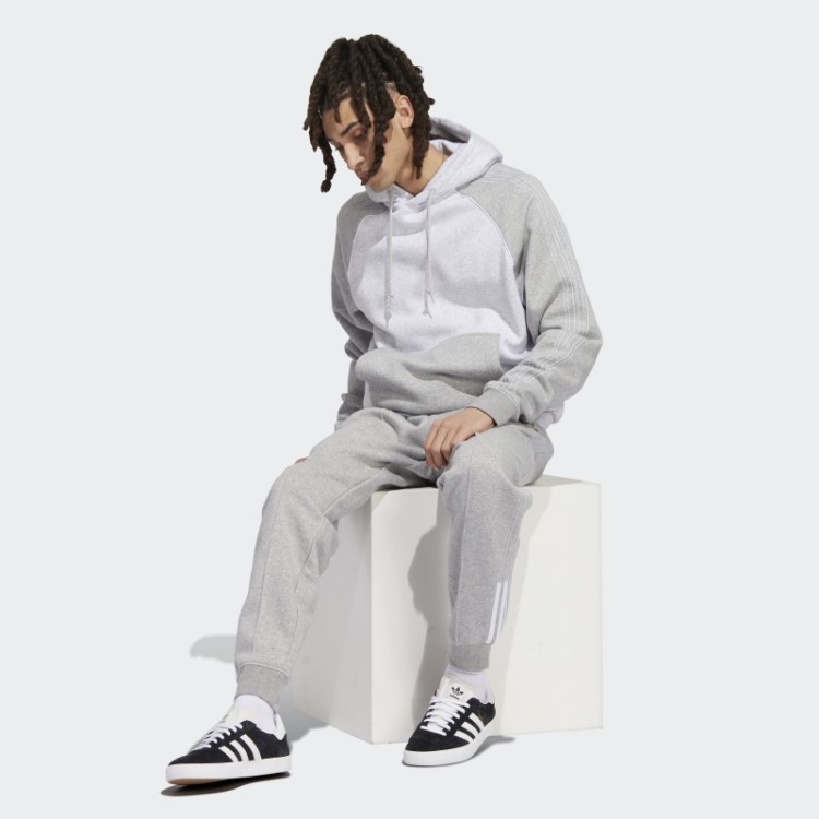 Adidas Fleece Sst Joggers Cinza Médio