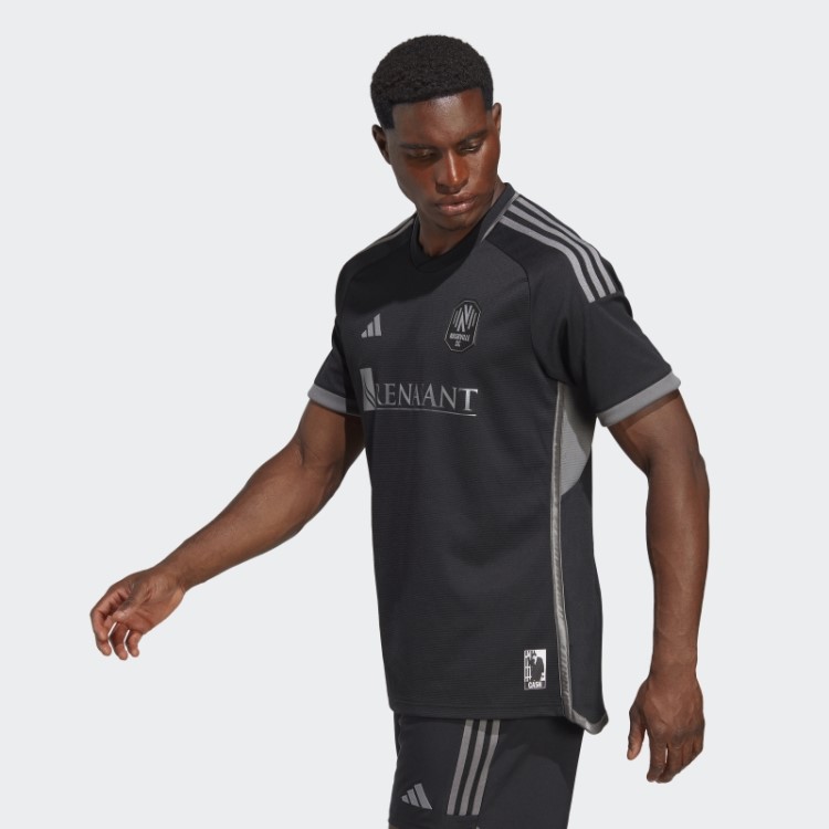 Nashville Sc 23/24 Away Camisa Autêntica Adidas Preto