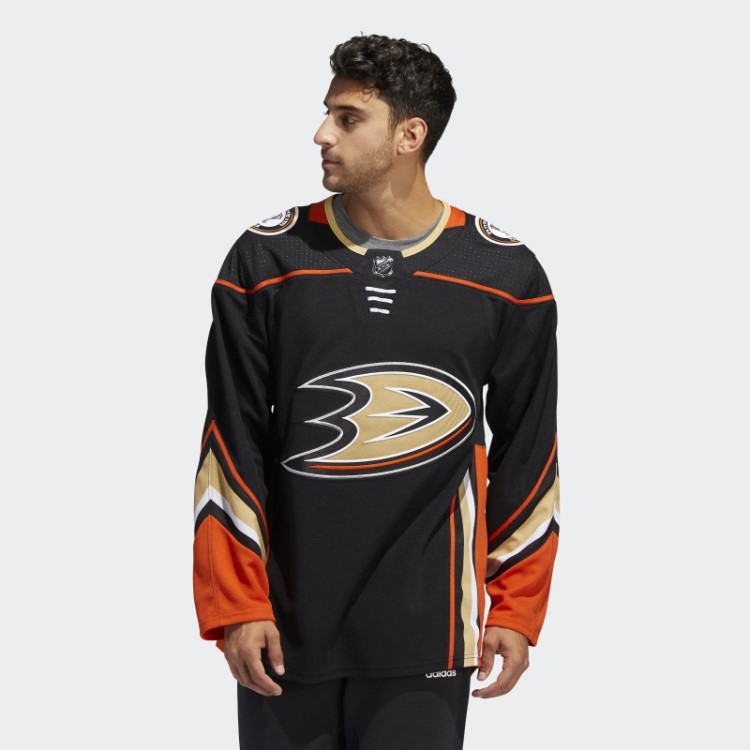 Ducks Home Autêntico Jersey Adidas Preto
