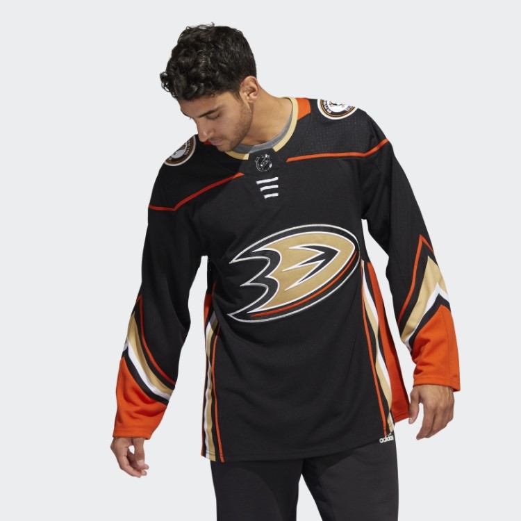 Ducks Home Autêntico Jersey Adidas Preto