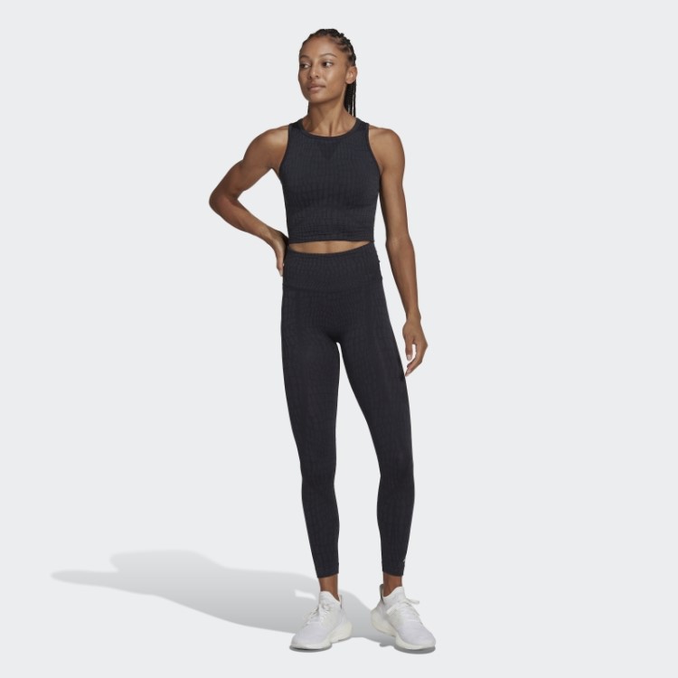 Legging Formotion Sculpt Croco 7/8 Preto Adidas