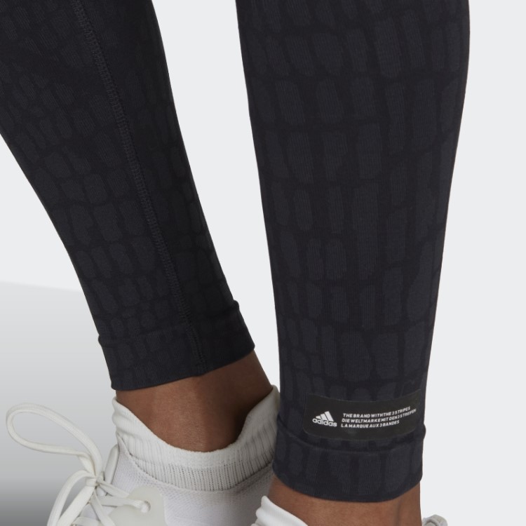 Legging Formotion Sculpt Croco 7/8 Preto Adidas