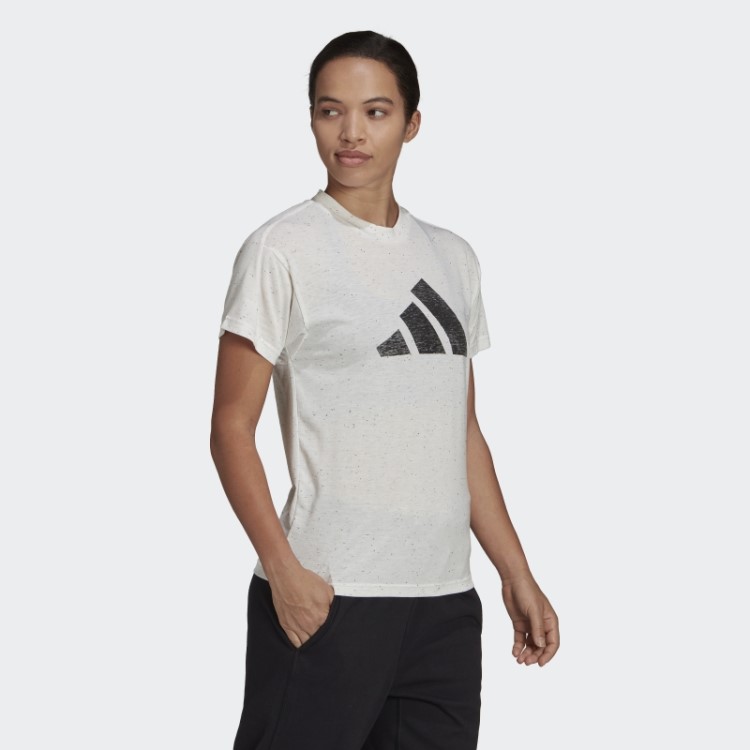 Adidas Future Icons Winners 3.0 Tee Hot White Melange