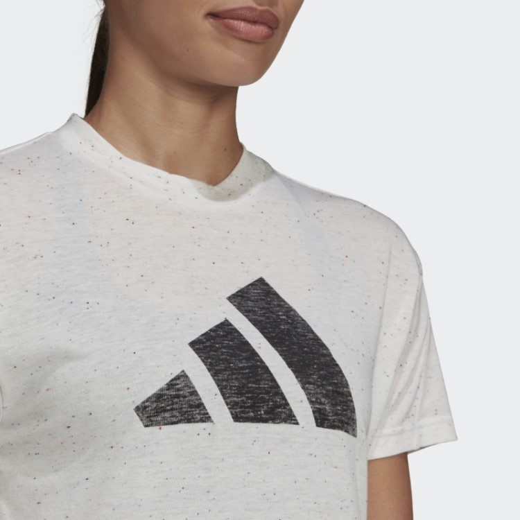 Adidas Future Icons Winners 3.0 Tee Hot White Melange