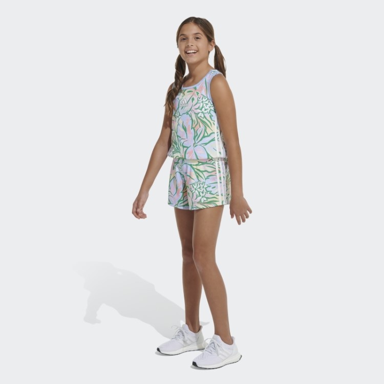 Macacão Regata Com Estampa Allover Azul Dawn Adidas