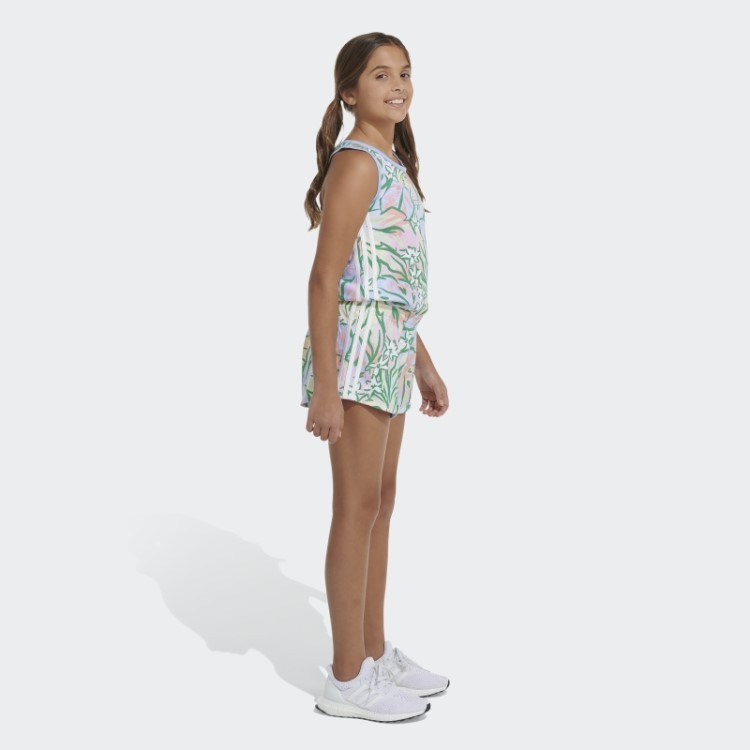 Macacão Regata Com Estampa Allover Azul Dawn Adidas
