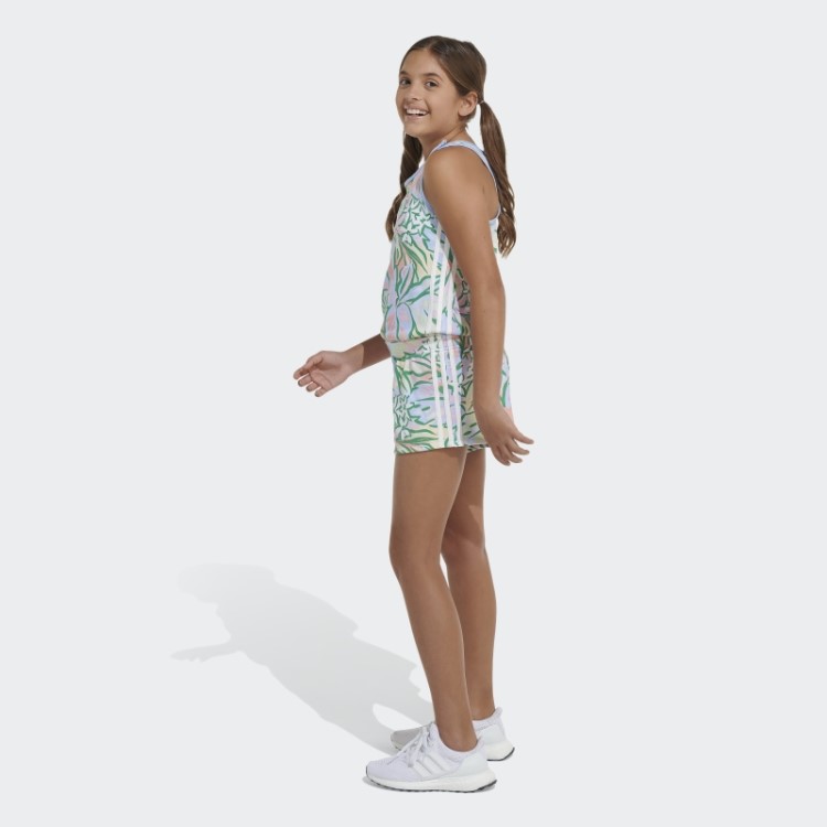 Macacão Regata Com Estampa Allover Azul Dawn Adidas