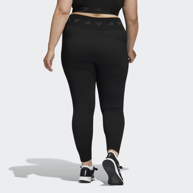 Meia-calça Aeroknit Preta 7/8 (tamanho Grande) Adidas