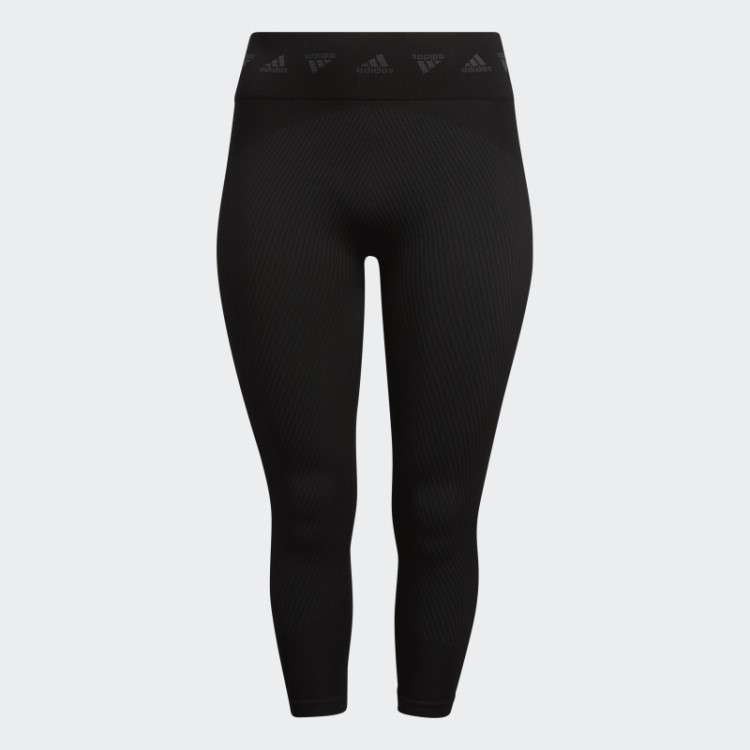 Meia-calça Aeroknit Preta 7/8 (tamanho Grande) Adidas