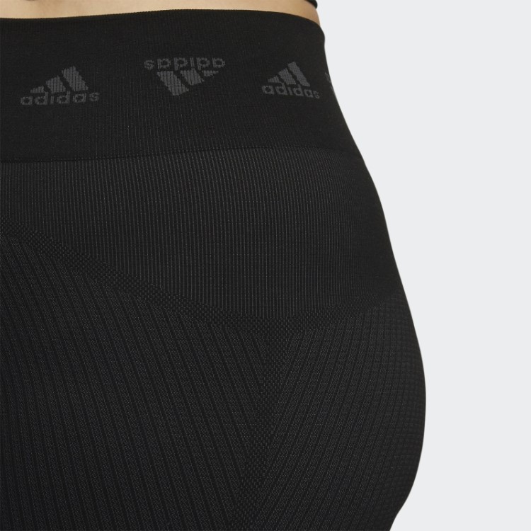 Meia-calça Aeroknit Preta 7/8 (tamanho Grande) Adidas
