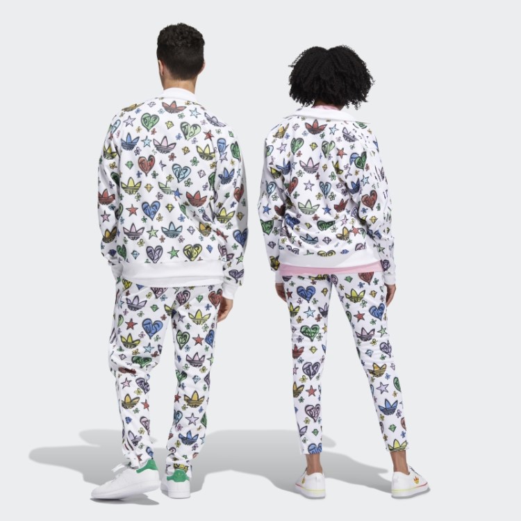 Calça Branca Jeremy Scott Monogram Firebird (gênero Neutro) Adidas