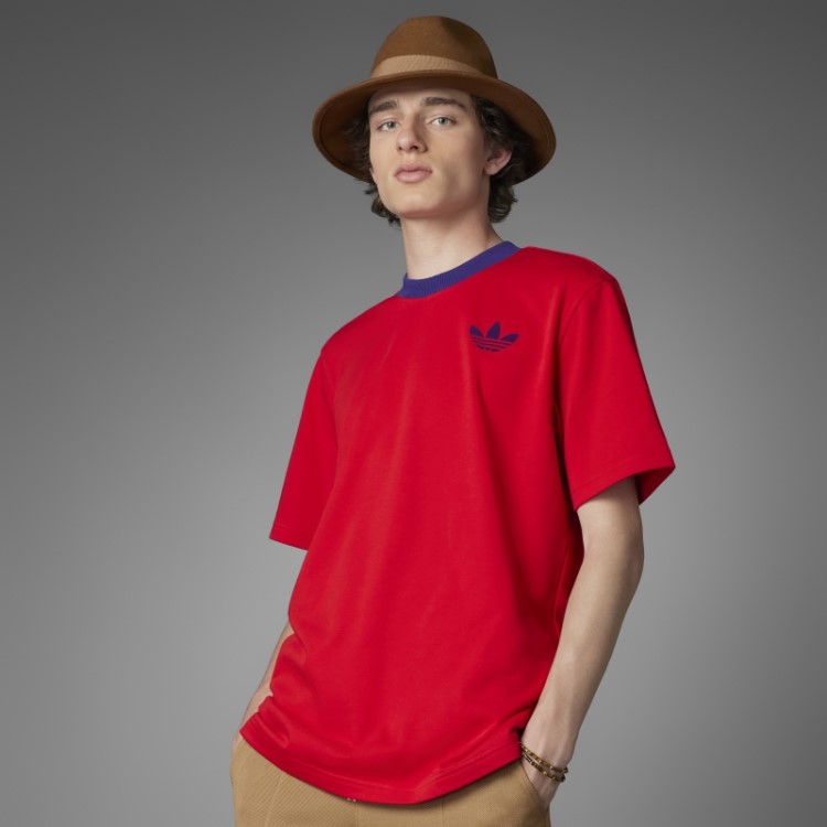 Camiseta Adidas Scarlet Adicolor 70s Grande Trevo