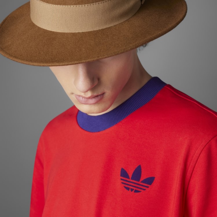 Camiseta Adidas Scarlet Adicolor 70s Grande Trevo