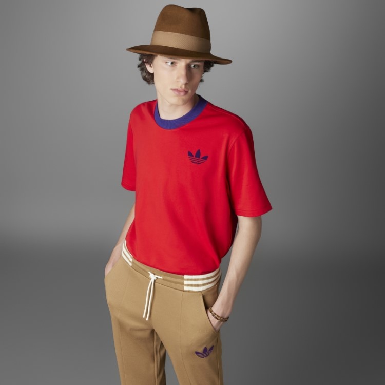 Camiseta Adidas Scarlet Adicolor 70s Grande Trevo