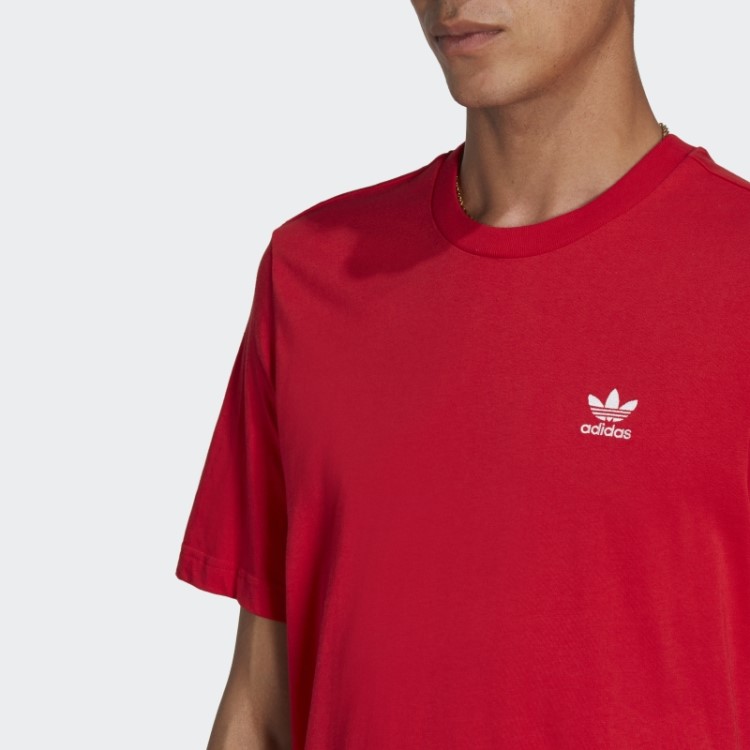 Camiseta Adidas Trefoil Essentials Escarlate