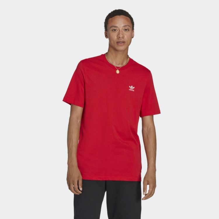 Camiseta Adidas Trefoil Essentials Escarlate