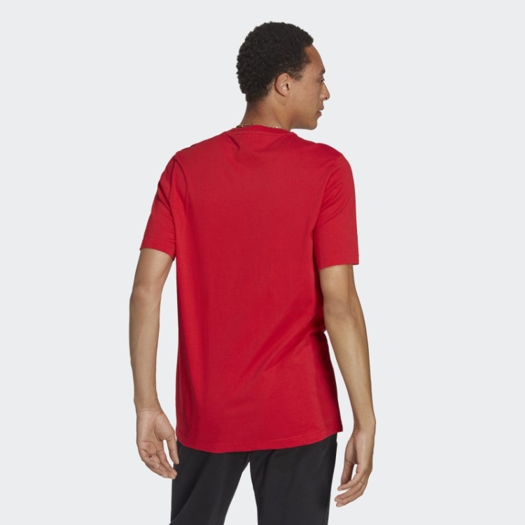 Camiseta Adidas Trefoil Essentials Escarlate