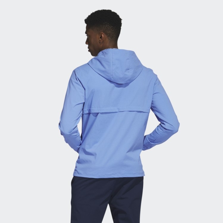 Ripstop 1/4-zip Moletom Com Capuz De Golfe Azul Adidas