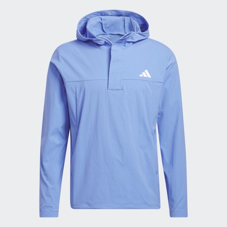 Ripstop 1/4-zip Moletom Com Capuz De Golfe Azul Adidas