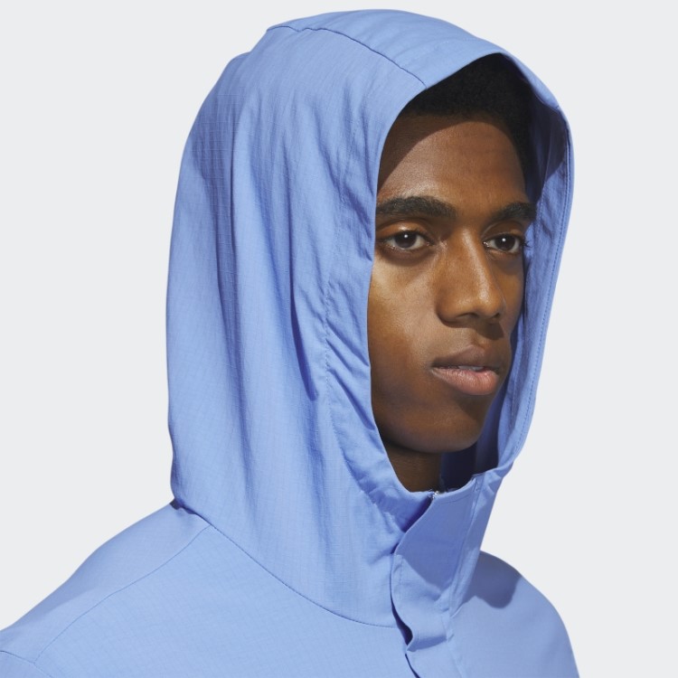 Ripstop 1/4-zip Moletom Com Capuz De Golfe Azul Adidas