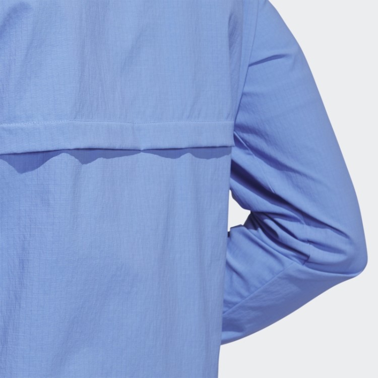 Ripstop 1/4-zip Moletom Com Capuz De Golfe Azul Adidas