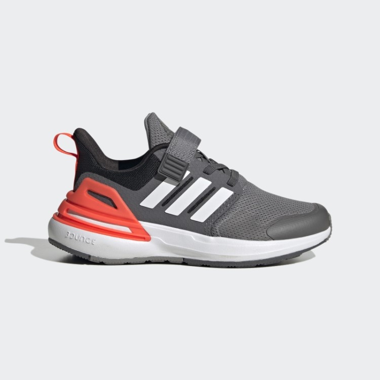 Sapatilha Rapidasport Bounce Elástica Com Tira Superior Em Renda Cinza Adidas