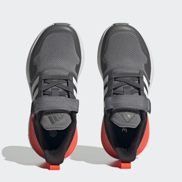 Sapatilha Rapidasport Bounce Elástica Com Tira Superior Em Renda Cinza Adidas