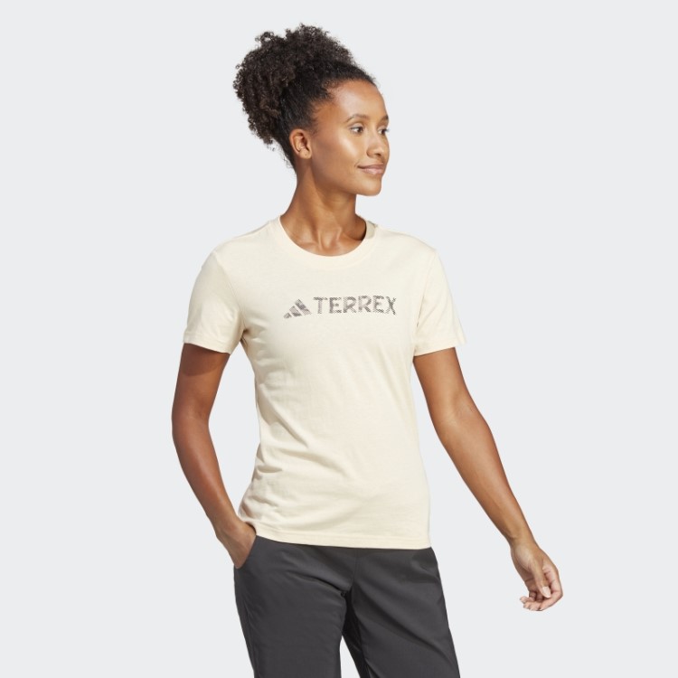 Camiseta Clássica Com Logo Adidas Sand Terrex