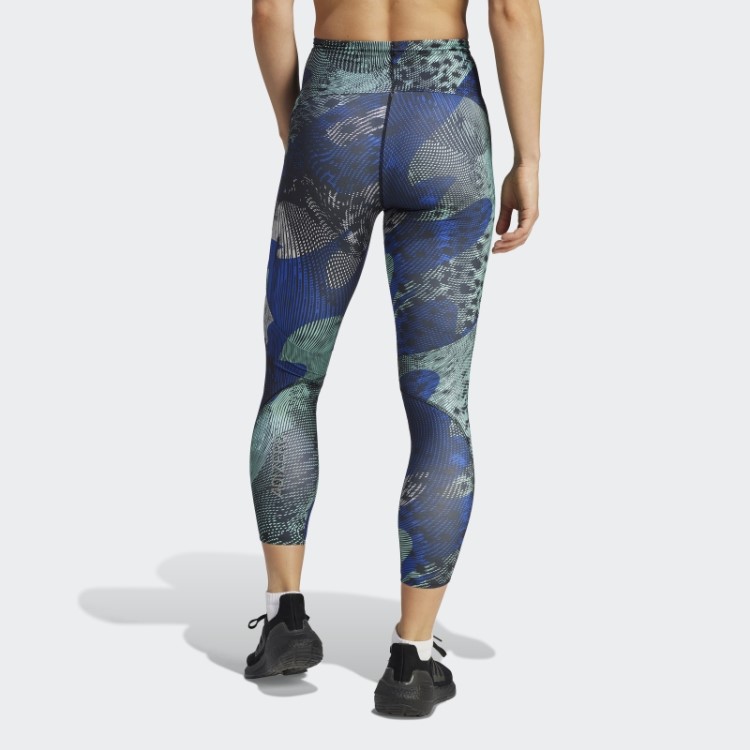 Legging Adidas Adizero Running Allover 7/8 Azul