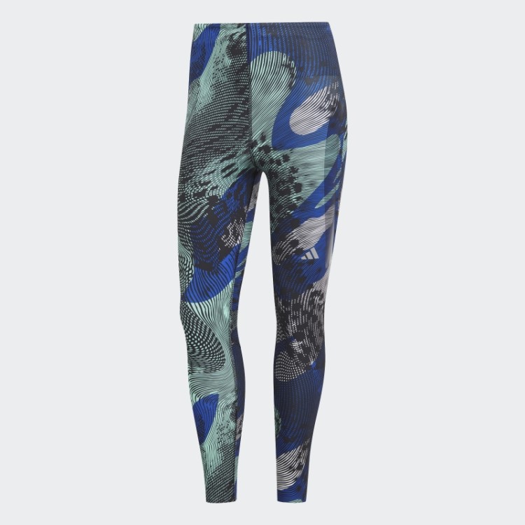 Legging Adidas Adizero Running Allover 7/8 Azul