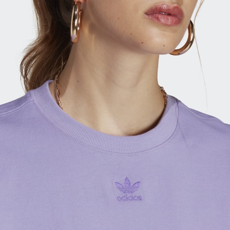 Camiseta Lilás Adidas Adicolor Essentials