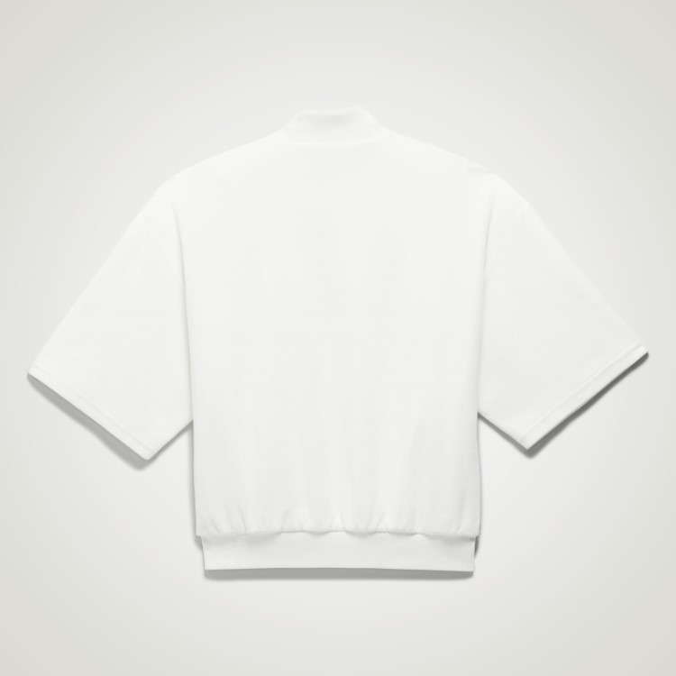 Moletom Branco Hot Adidas One Basquete Veludo 1/2 Zíper