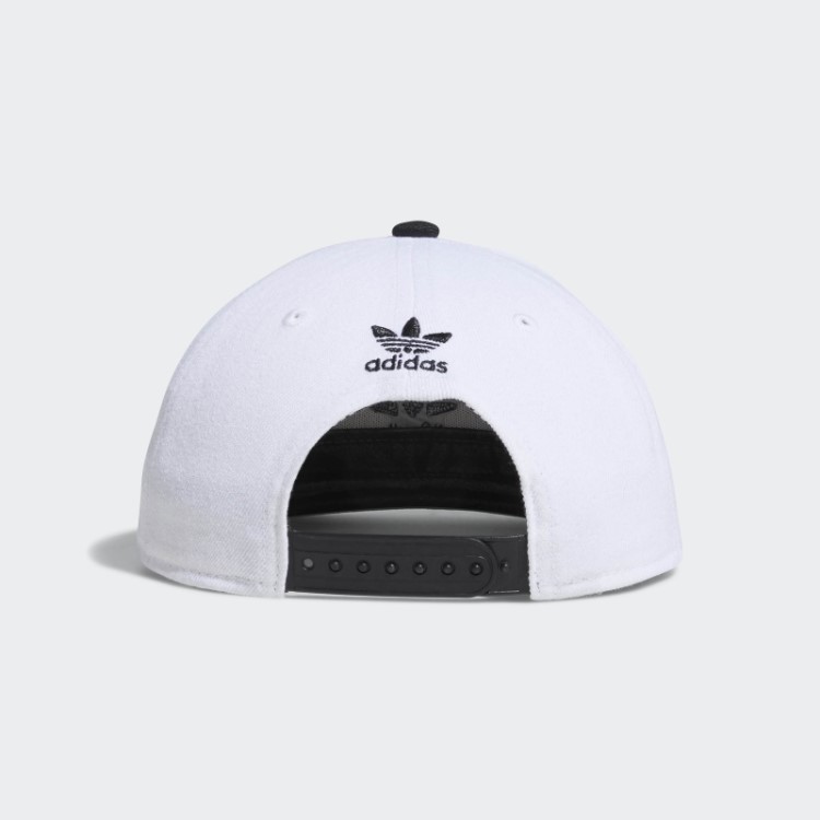Jovens Originais Trefoil Cadeia Snapback Branco Moda Adidas