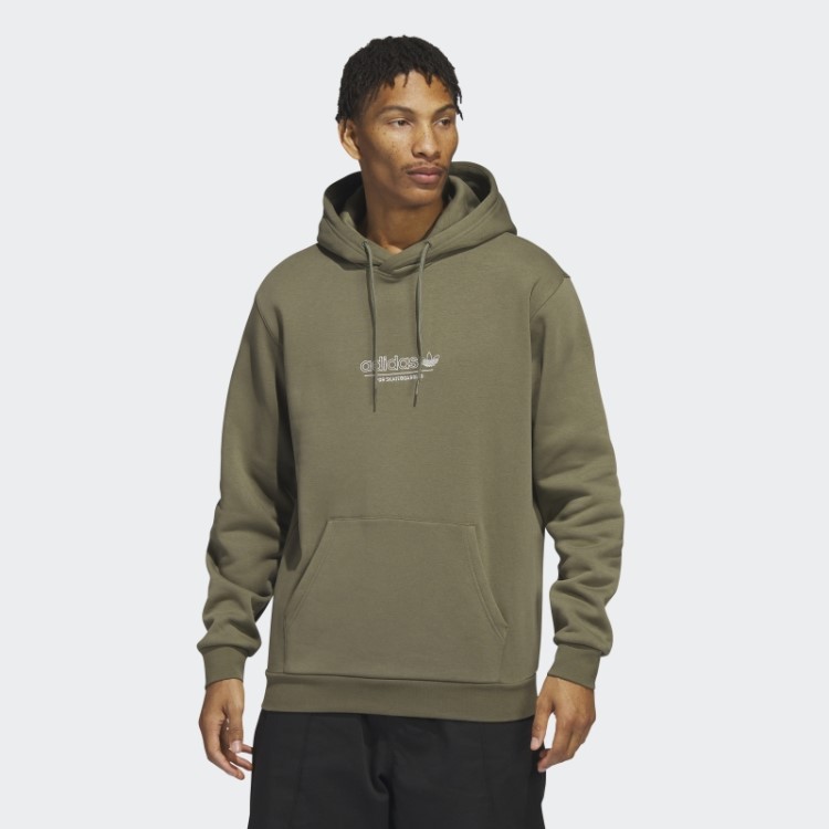 Moletom Com Capuz Adidas Olive 4.0 Strike Through (gênero Neutro)