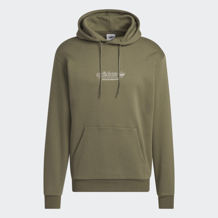 Moletom Com Capuz Adidas Olive 4.0 Strike Through (gênero Neutro)