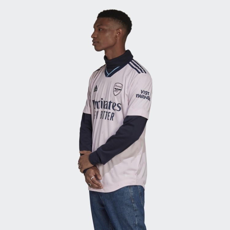 Arsenal Rosa 22/23 Terceira Camisa Autêntica Adidas