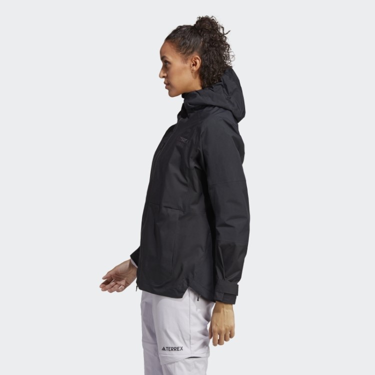 Jaqueta Preta Adidas Terrex Xploric Rain.rdy