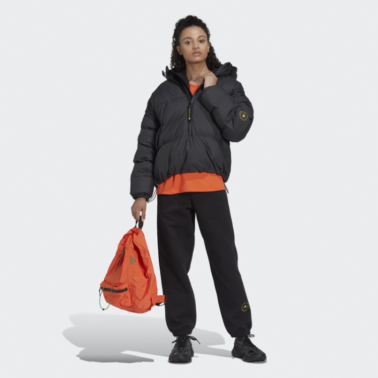 Adidas By Stella Mccartney Cropped Hoodie Preto Fashion