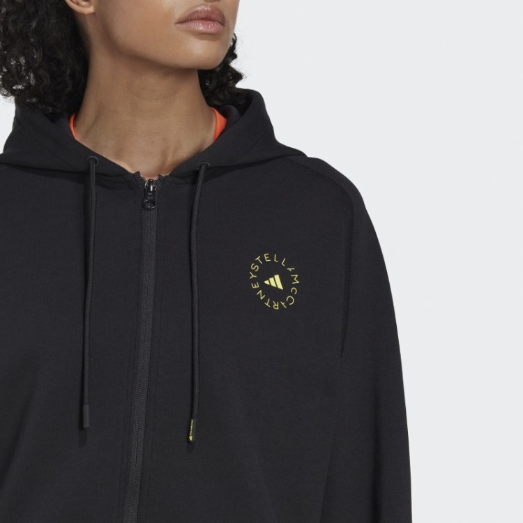 Adidas By Stella Mccartney Cropped Hoodie Preto Fashion