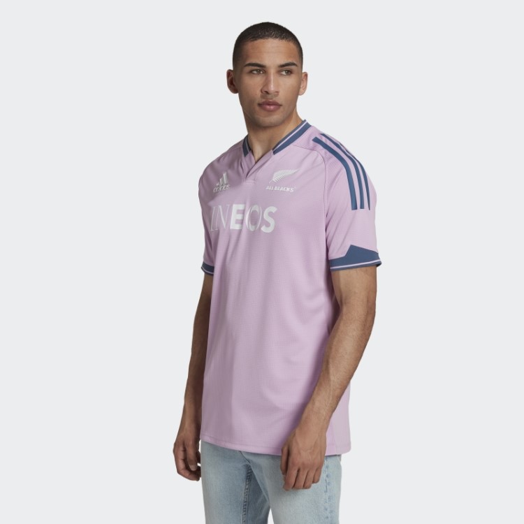 Camisa De Treino De Rugby Adidas All Blacks Lilás